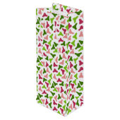 Tropical Boomerang Simple Muster Geschenktasche Geschenktüte Für Weinflaschen (Rückseite Schrägansicht)