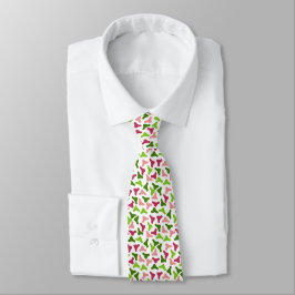 Tropical Boomerang Simple Pattern Neck Tie Krawatte