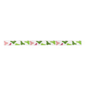 Tropical Boomerang Simple Pattern Ribbon Satinband (Vorderseite)