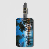 Tropical Bora Bora Gepäckanhänger (Vorderseite Vertikal)