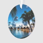Tropical Bora Bora Ornament (Vorderseite)