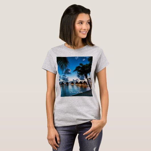 Tropical Bora Bora T-Shirt (Vorne ganz)