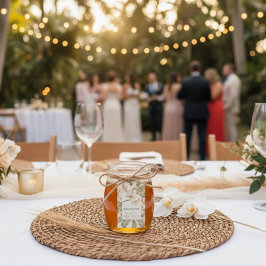 Tropical Botanical Garden Wedding  Thank You Favor Geschenkanhänger