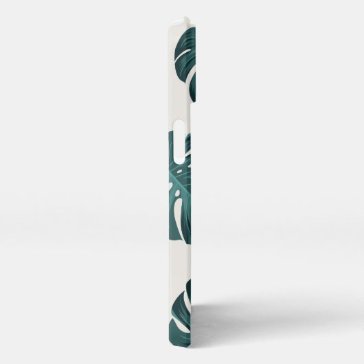 Tropical Botanical Monstera Blätter Sommermuster iPhone Hülle (Rechte Seite)