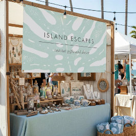 Tropical Botanical Monsteral Leaf Business Banner