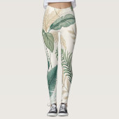 Tropical Botanical Seamless Pattern for Leggings (Vorderseite)