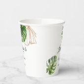 Tropical Botaniqe Wild Palm Grüne Monstera Pappbecher (Links)