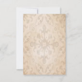 Tropical Bougainvillea Blume Hochzeit im Wasser RSVP Karte (Rückseite)