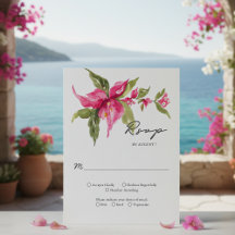 Tropical Bougainvillea Blume Hochzeit im Wasser