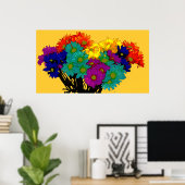 Tropical Bouquet Poster (Heimbüro)
