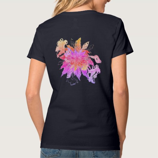 Tropical Bouquet T-Shirt (Rückseite)