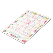 Tropical Brautparty Bingo Notizblock (angewinkelt)