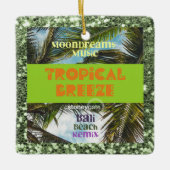 Tropical Breeze Bali Beach Keramikornament (Vorderseite)