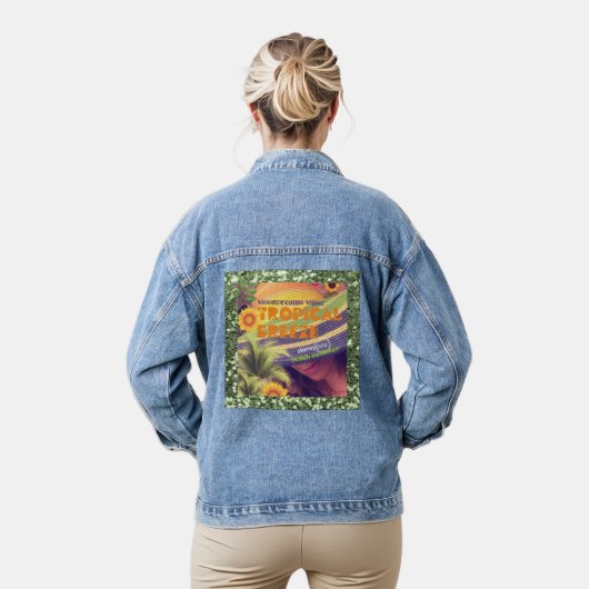 Tropical Breeze Beach Remixes Jeansjacke (Modell)