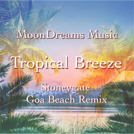 Tropical Breeze Goa Beach Aufkleber (Vorderseite)