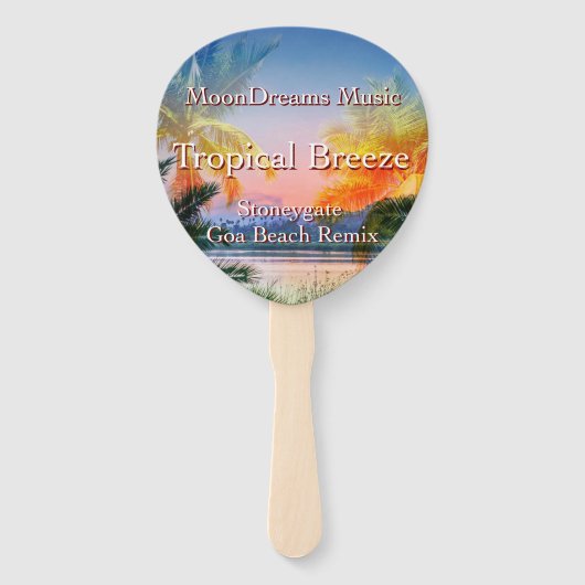 Tropical Breeze Goa Beach Fächer (Rückseite)