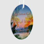 Tropical Breeze Goa Beach Ornament (Vorderseite)
