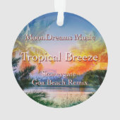 Tropical Breeze Goa Beach Ornament (Rückseite)