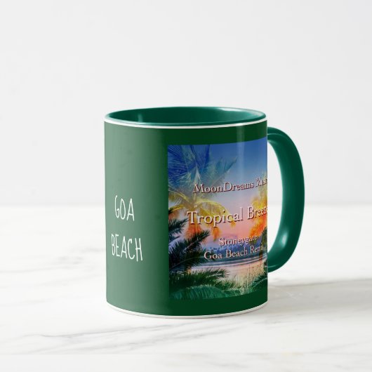 Tropical Breeze Goa Beach Tasse (VorderseiteRechts)
