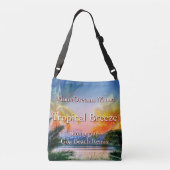 Tropical Breeze Goa Beach Tragetaschen Mit Langen Trägern (Rückseite)