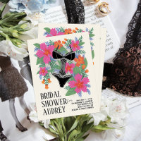 Tropical Bridal Lingerie Bridal Dusche Einladung