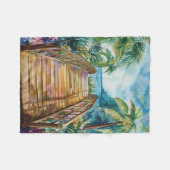 Tropical Bridge Fleecedecke (Vorderseite (Horizontal))