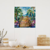 Tropical Bridge Poster (Küche)