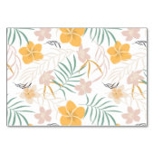 Tropical Bucket List Ideas Guest Book Wedding Tischnummer (Rückseite)