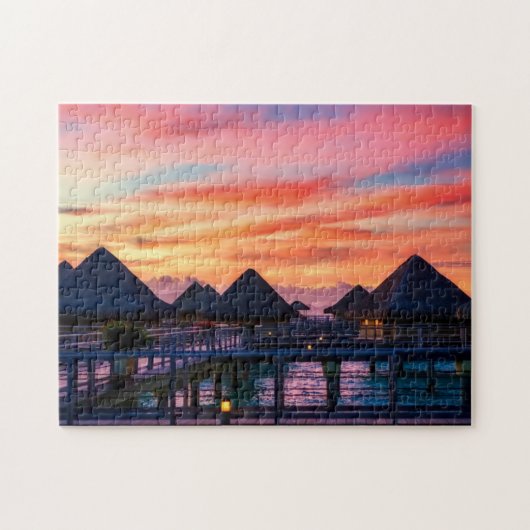 Tropical Bungalow Game Puzzle (Horizontal)