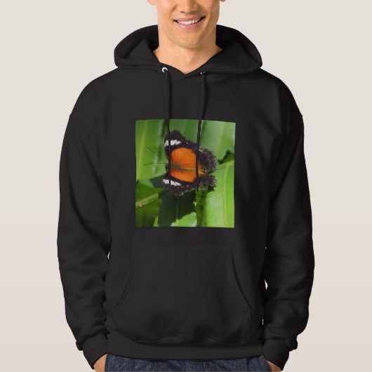 Tropical Butterfly Hooded Sweatshirt (Vorderseite)