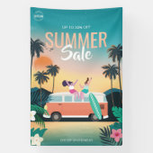 Tropical Camping Summer Sale Business Ads Banner (Vertikal)