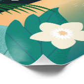 Tropical Camping Summer Sale Business Ads Poster (Ecke)