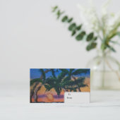 Tropical card telefonnummerkarte (Stehend Vorderseite)