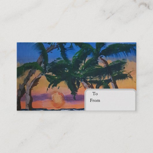 Tropical card telefonnummerkarte (Vorderseite)