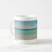 Tropical Caribbean Beach Paradise Kaffee Tasse (Vorderseite Links)