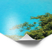 Tropical Caribbean Island Beach Fotodruck (Ecke)