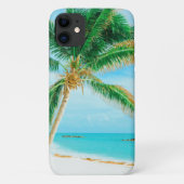 Tropical Caribbean Island Beach Palm Tree Case-Mate iPhone Hülle (Rückseite)
