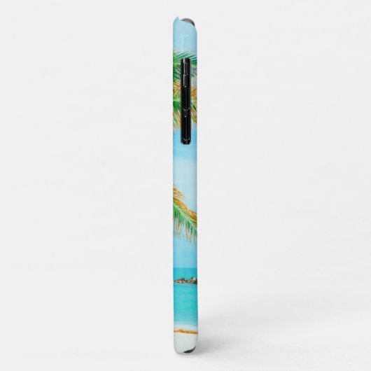 Tropical Caribbean Island Beach Palm Tree Case-Mate iPhone Hülle (Hinten/Links)