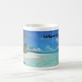 Tropical Caribbean Island Coffee Tasse (Mittel)