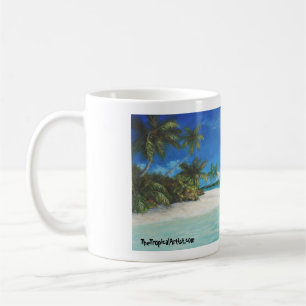 Tropical Caribbean Island Coffee Tasse