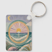 Tropical Celestial Shore Schlüsselanhänger (Rückseite)