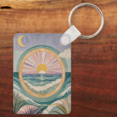 Tropical Celestial Shore Schlüsselanhänger (Rückseite)