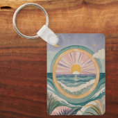Tropical Celestial Shore Schlüsselanhänger (Vorderseite)