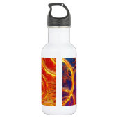 Tropical Chic Classy Mod Beach Edelstahlflasche (Rückseite)
