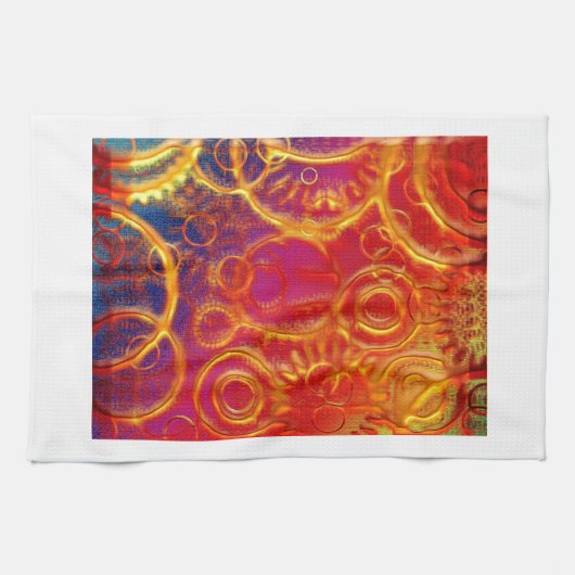 Tropical Chic Classy Mod Beach Küchentuch (Horizontal)