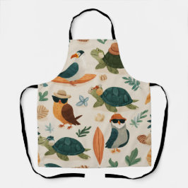 Tropical Chill All-Over Druck Schürze Geschenk