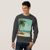 Tropical Chill - Palm Tree & Beach Chair T - Shirt (Vorne ganz)
