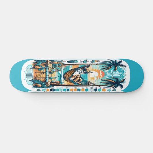 Tropical Chill Skateboard (Horizontal)