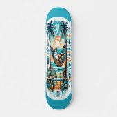 Tropical Chill Skateboard (Vorne)
