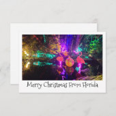 Tropical Christmas Card Mitteilungskarte (Vorne/Hinten)